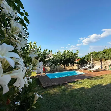 Roula's Stone Loft & Pool Near Polylimnio Neromilos